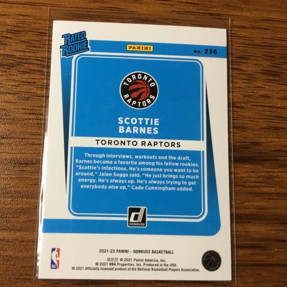 NBA Scottie Barnes Rated Rookie - Picture 2 of 2